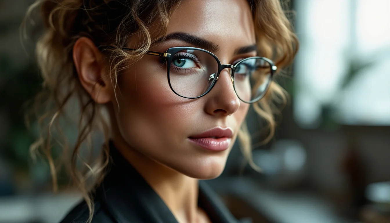 Stage Makeup and Glasses